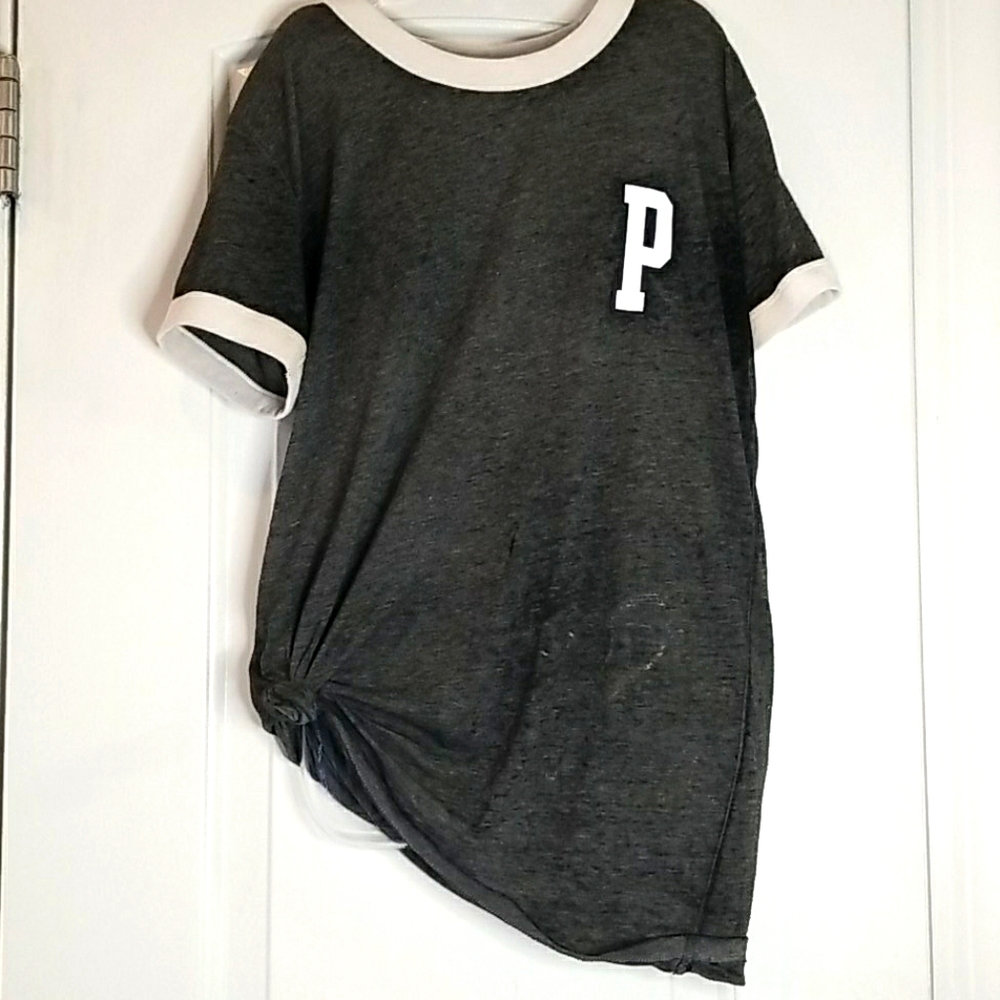 PINK burnout tee